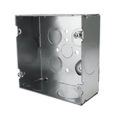 Caja Cuadrada de Acero Hubbell 4-11/16 pulg, 2-1/8 pulg de Profundidad, Entradas 1-1/4 Pulgada - imagen 2