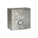 Caja Cuadrada de Acero Hubbell 4 pulg, Alta Capacidad, 2-1/8 pulg de Profundidad