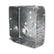 Caja Cuadrada de Acero Hubbell 4x4 pulg, 1-1/2 pulg de Profundidad, KO 1/2' y 3/4' - imagen 2