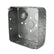 Caja Cuadrada de Acero Hubbell 4x4 pulg, 1-1/2 pulg de Profundidad, KO 1/2' y 3/4' - imagen 2