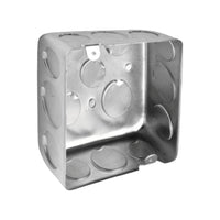 Caja Metálica Cuadrada Pesada Argos 4x4 con K.O. 1/2 y 3/4
