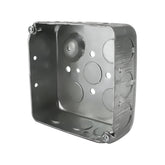 Caja Cuadrada de Acero Hubbell 4x4 pulg, 1-1/2 pulg de Profundidad, KO 1/2' y 3/4' - imagen 2