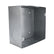 Caja de Registro Cuadrada 4x4 pulg Maquilados Rojas, Acero Galvanizado, Entradas de 1 1/2 pulg - imagen 3