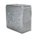 Caja de Registro Cuadrada 4x4 pulg Maquilados Rojas, Acero Galvanizado, Entradas de 1 1/4 pulg - imagen 5