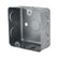Caja de Registro Cuadrada 4x4 pulg Maquilados Rojas, Acero Galvanizado, Entradas de 1/2 pulg - imagen 2