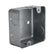 Caja de Registro Cuadrada 4x4 pulg Maquilados Rojas, Acero Galvanizado, Entradas de 1/2 pulg - imagen 3