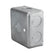 Caja de Registro Cuadrada 4x4 pulg Maquilados Rojas, Acero Galvanizado, Entradas de 1/2 pulg - imagen 5