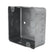 Caja de Registro Cuadrada 4x4 pulg Maquilados Rojas, Acero Galvanizado, Entradas de 1 pulg - imagen 2
