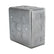 Caja de Registro Cuadrada 4x4 pulg Maquilados Rojas, Acero Galvanizado, Entradas de 1 pulg - imagen 5