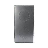 Caja de Registro Cuadrada 4x4 pulg Maquilados Rojas, Acero Galvanizado, Entradas de 2 pulg - imagen 4