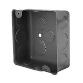 Caja de Registro Cuadrada 4x4 pulg Maquilados Rojas, Acero Galvanizado, Entradas de 3/4 pulg - imagen 2