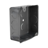 Caja de Registro Cuadrada 4x4 pulg Maquilados Rojas, Acero Galvanizado, Entradas de 3/4 pulg - imagen 3