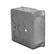 Caja de Registro Cuadrada 4x4 pulg Maquilados Rojas, Acero Galvanizado, Entradas de 3/4 pulg - imagen 5