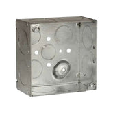 Caja Cuadrada de Acero Hubbell 4 pulg, Alta Capacidad, 2-1/8 pulg de Profundidad