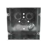 Caja Cuadrada de Acero Hubbell 4-11/16 pulg, 2-1/8 pulg de Profundidad, Entradas 1-1/4 Pulgada
