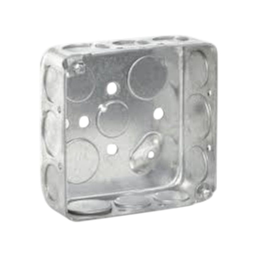 Caja Cuadrada Embutida Crouse-Hinds 4x4 x 1 1/2 pulg K.O.