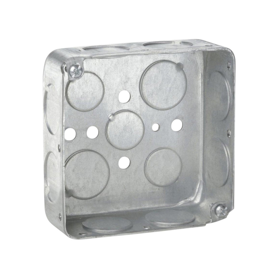 Caja Cuadrada Embutida Crouse Hinds 4x4 x 1 1/2 pulg K.O. 3/4 pulg