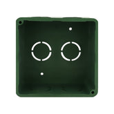 Caja de PVC Verde Argos con Tapa 3x3 Pulgadas CAPP013