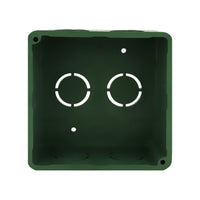 Caja de PVC Verde Argos con Tapa 3x3 Pulgadas CAPP013