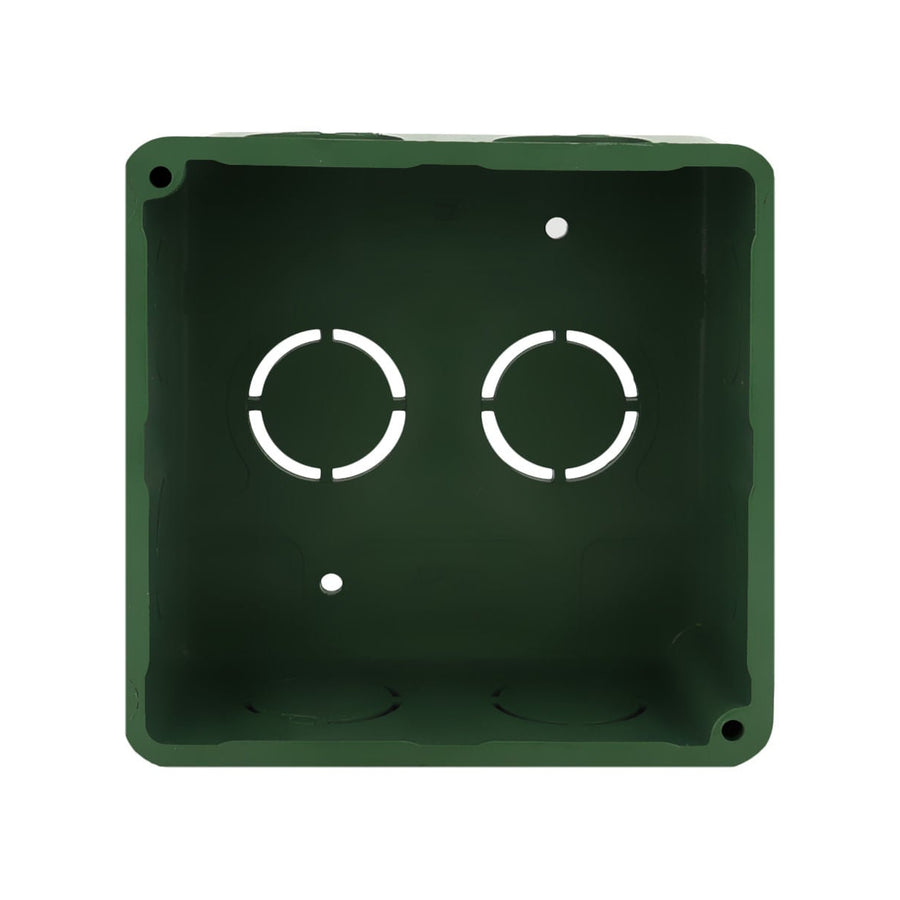 Caja de PVC Verde Argos con Tapa 3x3 Pulgadas CAPP013