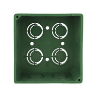 Caja de PVC Verde Argos con Tapa 5x5 Pulgadas CAPP025