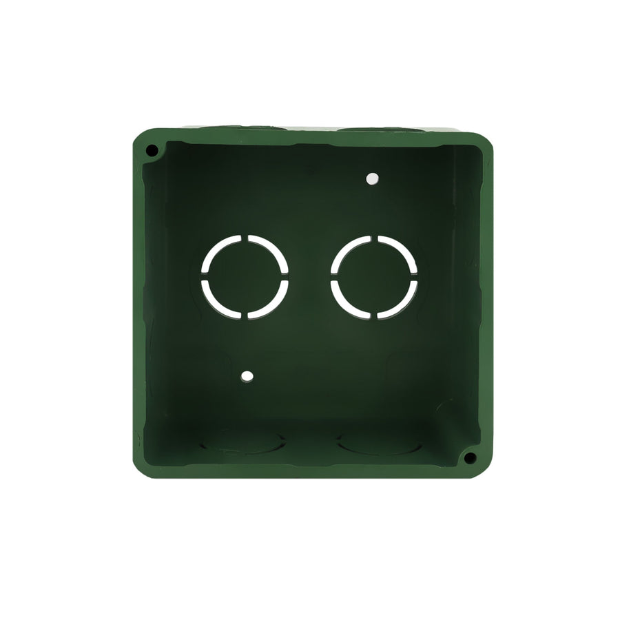 Caja de PVC Verde Argos con Tapa 3x3 Pulgadas CAPP013