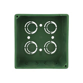 Caja de PVC Verde Argos con Tapa 5x5 Pulgadas CAPP025