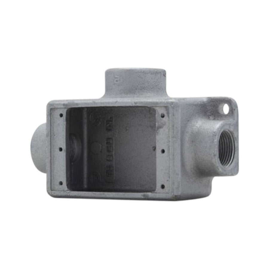 Caja de Dispositivos Crouse-Hinds FSCT-2, 1 Salida Tipo T, para Conduit de 3/4 pulgada, vista 2