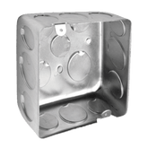 Caja Metálica Cuadrada Pesada Argos 4x4 con K.O. 1/2 y 3/4