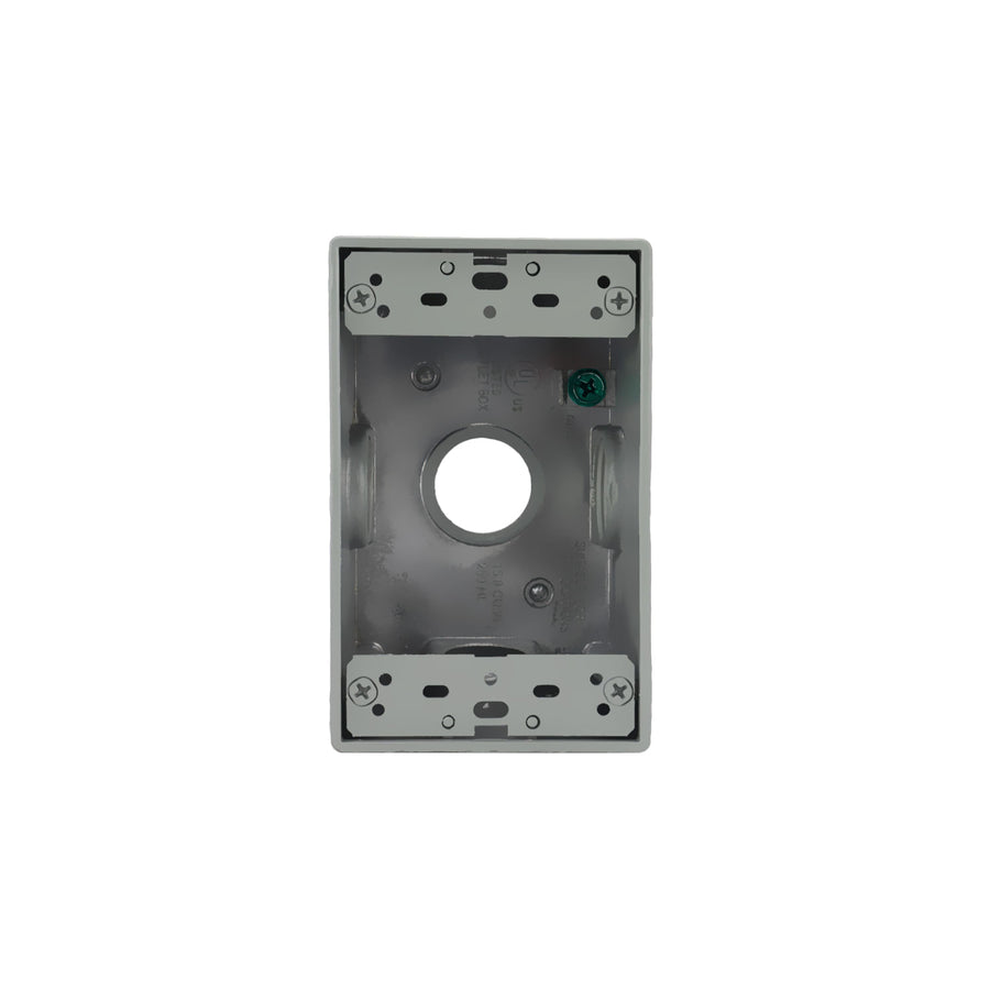 Caja Condulet Rectangular Argos de Aluminio, 5 Salidas de 3/4 de Pulgada, Tipo X