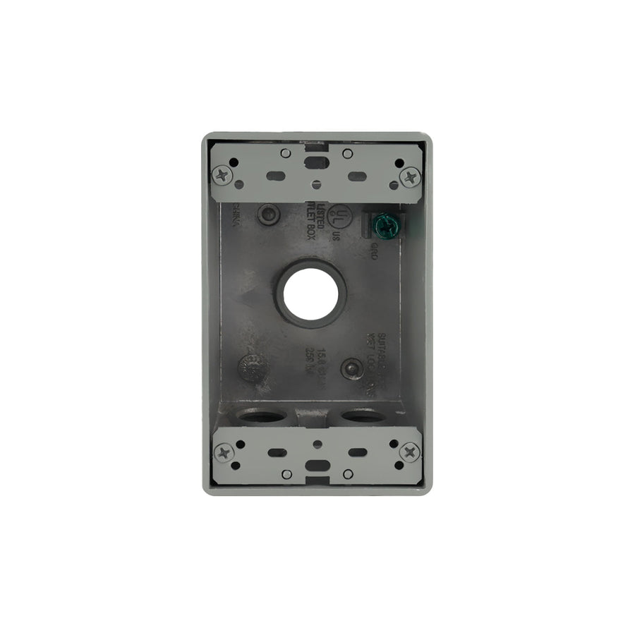 Caja Condulet de Aluminio Tipo X de 5 Vías y 1/2 Pulgada con Tapa Argos