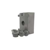 Caja Rectangular Argos de PVC para Intemperie, 3 Salidas Roscadas de 3/4 de pulgada, Gris - imagen 5