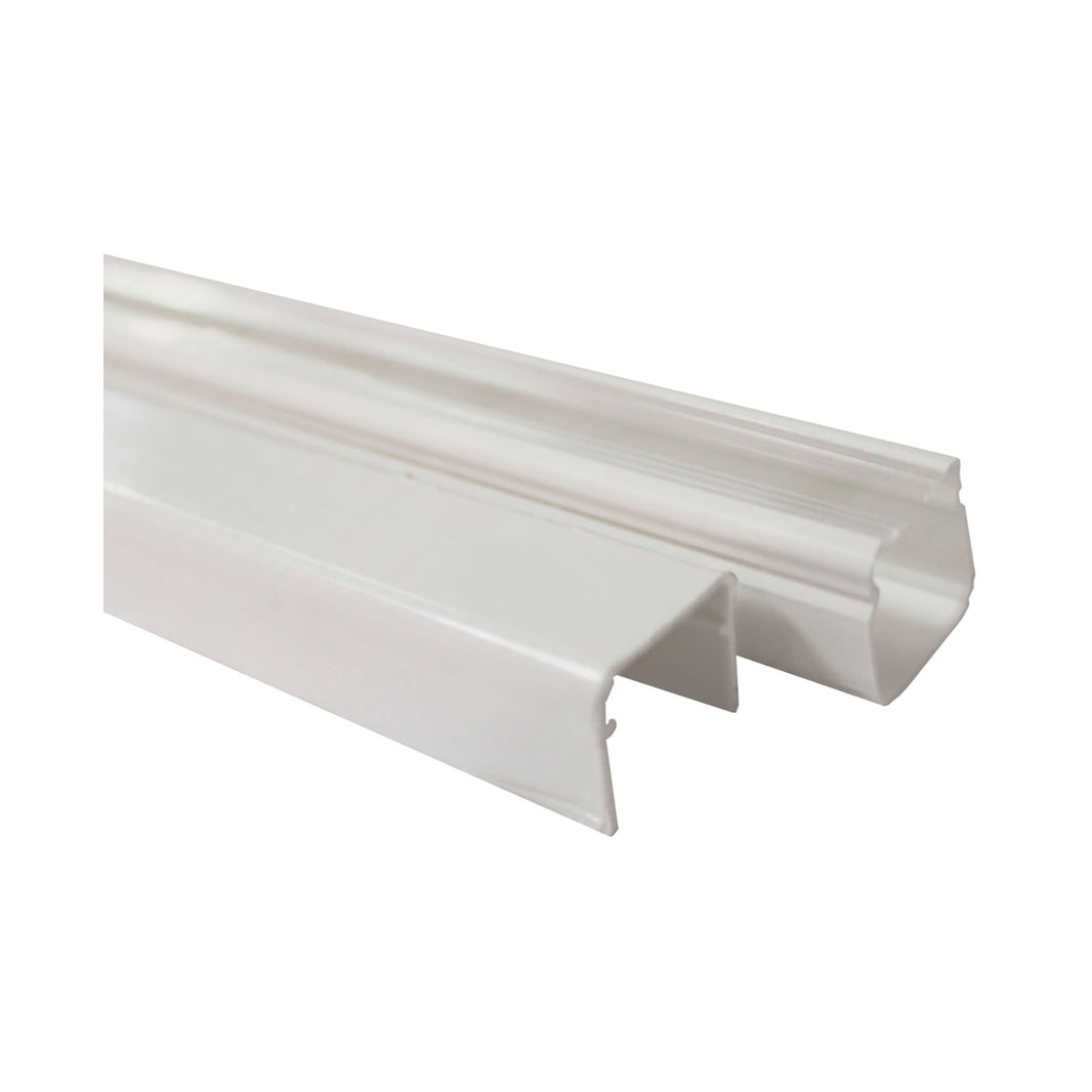 Canaleta Schneider Dexson 20x20mm con Retenedor de Cables para Atornillar, Blanca (Tramo 2 m)
