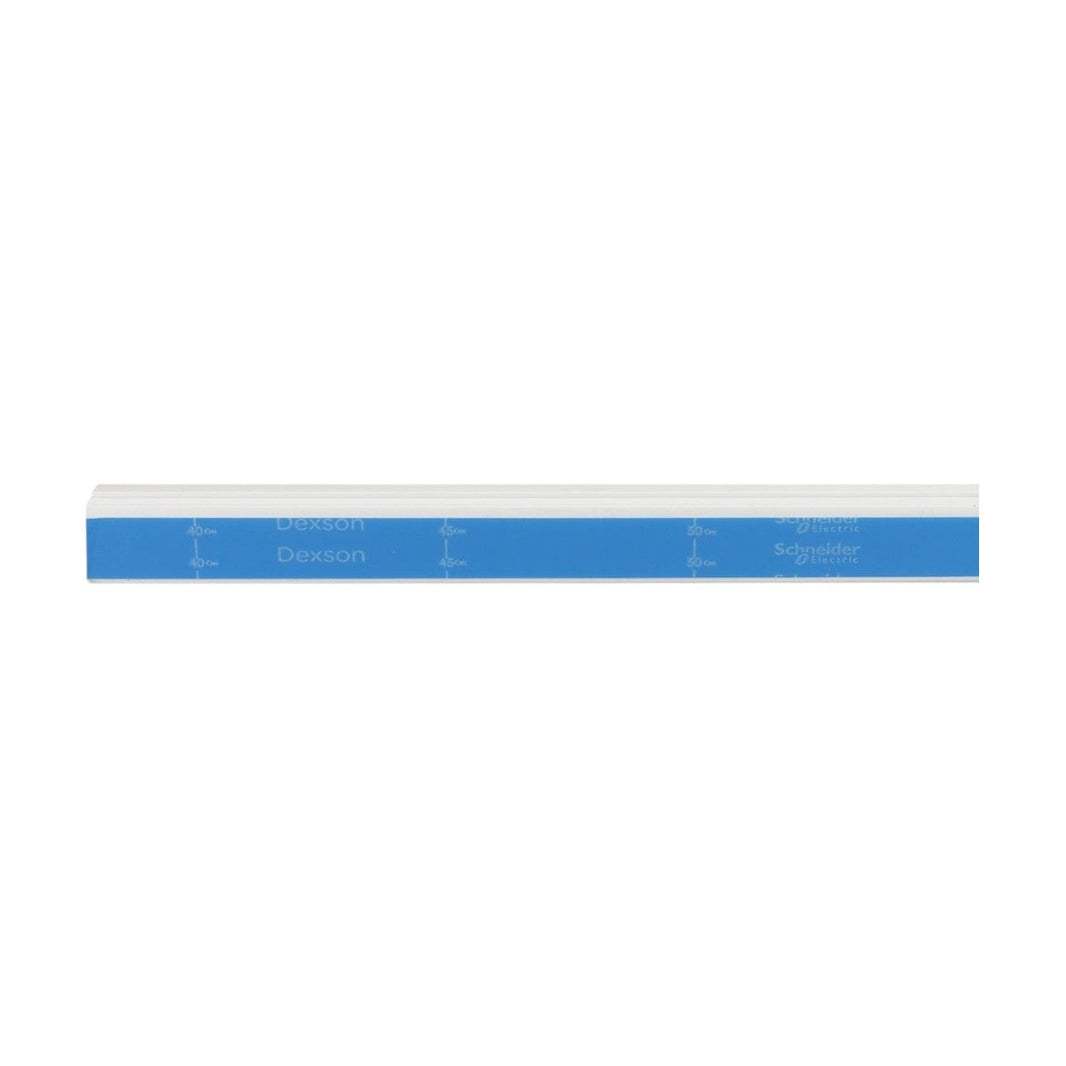 Canaleta Dexson 13x7 mm de 2 m con Adhesivo y Tapa Color Blanco DXN10031