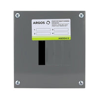Centro de carga Argos AQOD4-S de 4 espacios para sobreponer, vista frontal