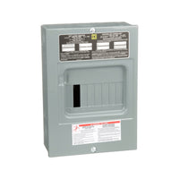 Centro de carga Square D QO612L100S de 6 espacios para sobreponer, vista en ángulo
