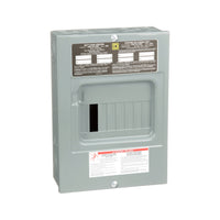 Centro de carga Square D QO816L100S de 8 espacios para sobreponer, vista en ángulo