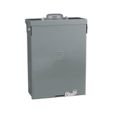 Centro de carga Square D QO816L100RB de 8 espacios NEMA 3R para intemperie, vista en ángulo