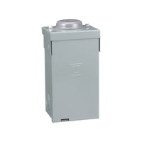Centro de carga Square D QO24L70RB de 2 espacios NEMA 3R para intemperie, vista en ángulo