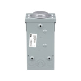 Centro de carga Square D QO24L70RB, vista trasera