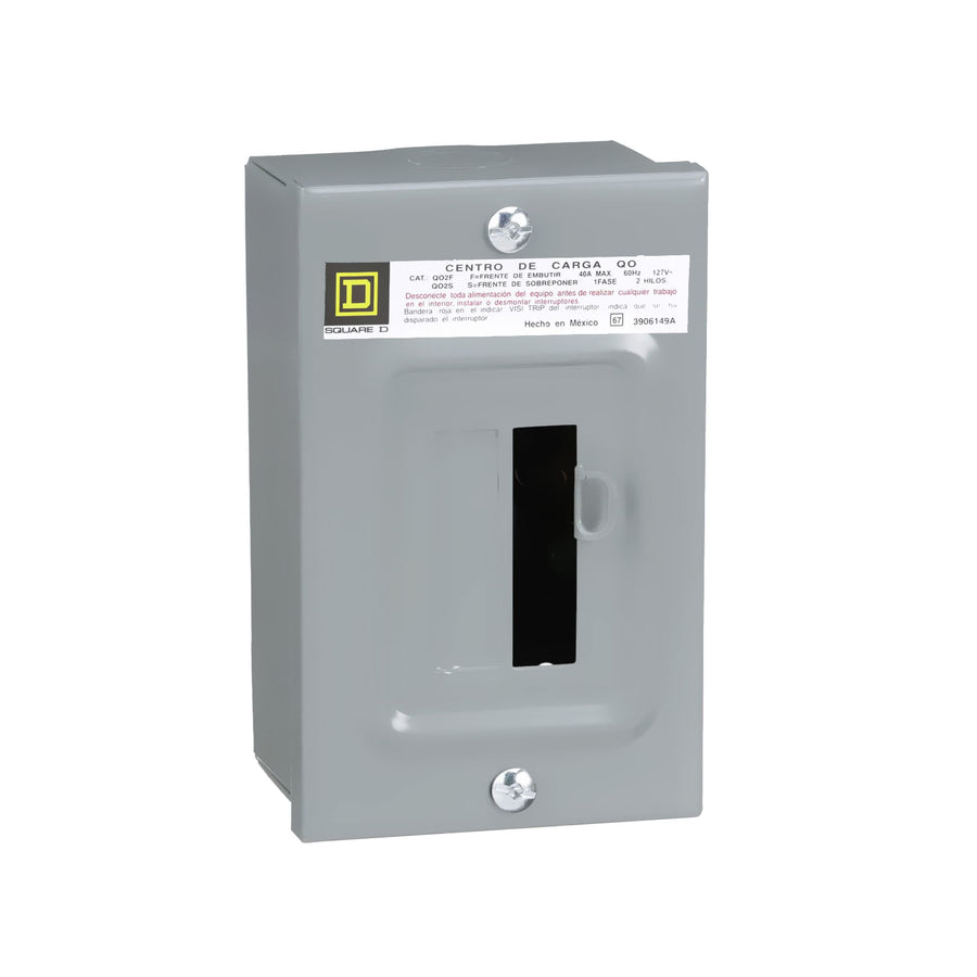 Centro de Carga Square D QO 40A 2 Polos NEMA 1 para Sobreponer QO2S