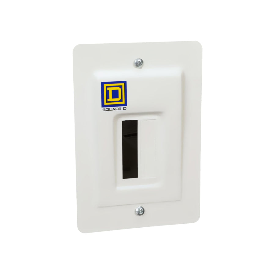 Centro de Carga Schneider Electric QOD 50A 2 Espacios NEMA 1 Zapatas Principales para Empotrar Marfil QOD2FB