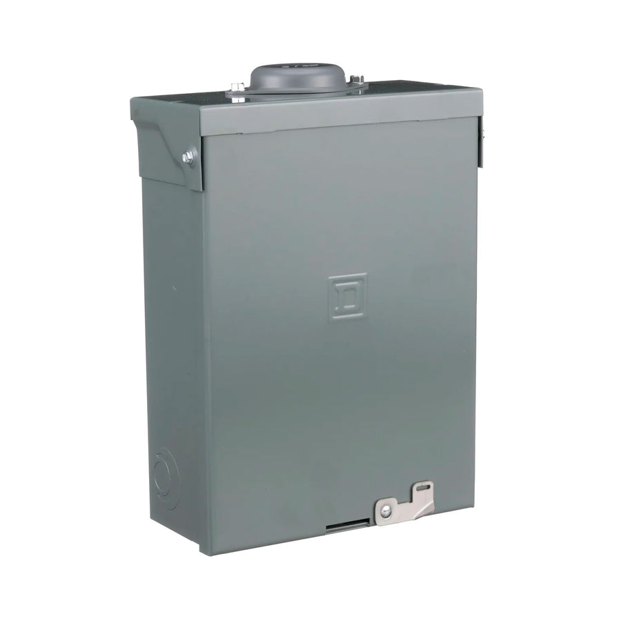 Centro de Carga Square D QO 100A 1 Fase 8 Espacios NEMA 3R Zapatas Principales QO816L100RB