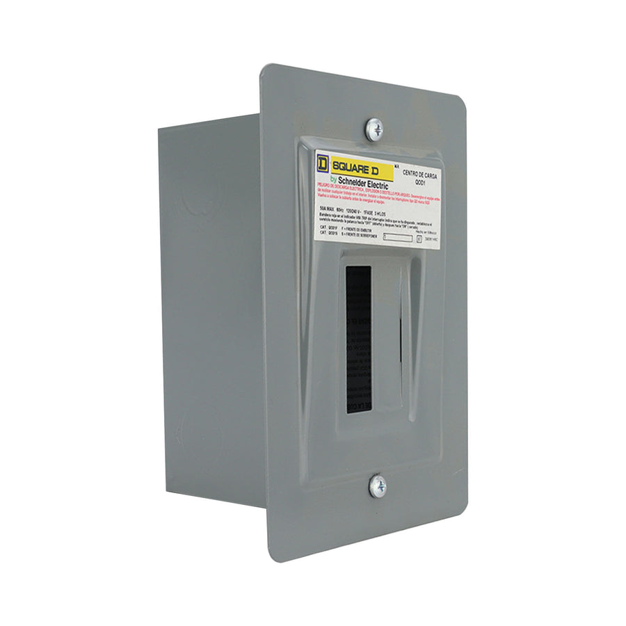 Centro de Carga Square D QOD 50A 1 Polo NEMA 1 para Empotrar QOD1F