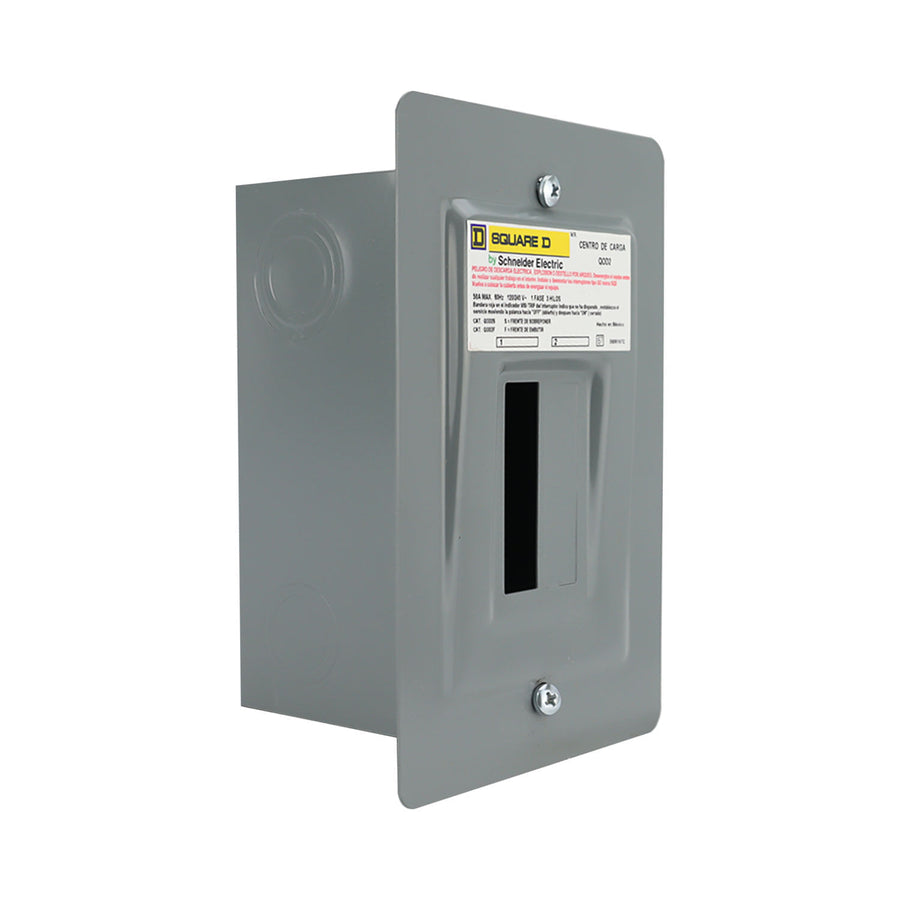 Centro de Carga Square D QOD 50A 2 Polos NEMA 1 para Empotrar QOD2F
