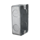 Caja Chalupa Rectangular Maquilados Rojas, Acero Galvanizado, Entradas de 1/2 pulg - imagen 3