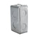 Caja Chalupa Rectangular Maquilados Rojas, Acero Galvanizado, Entradas de 1/2 pulg - imagen 5