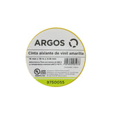 Cinta Aislante Argos de Vinil 19 mm x 18 m Color Amarillo - imagen 4