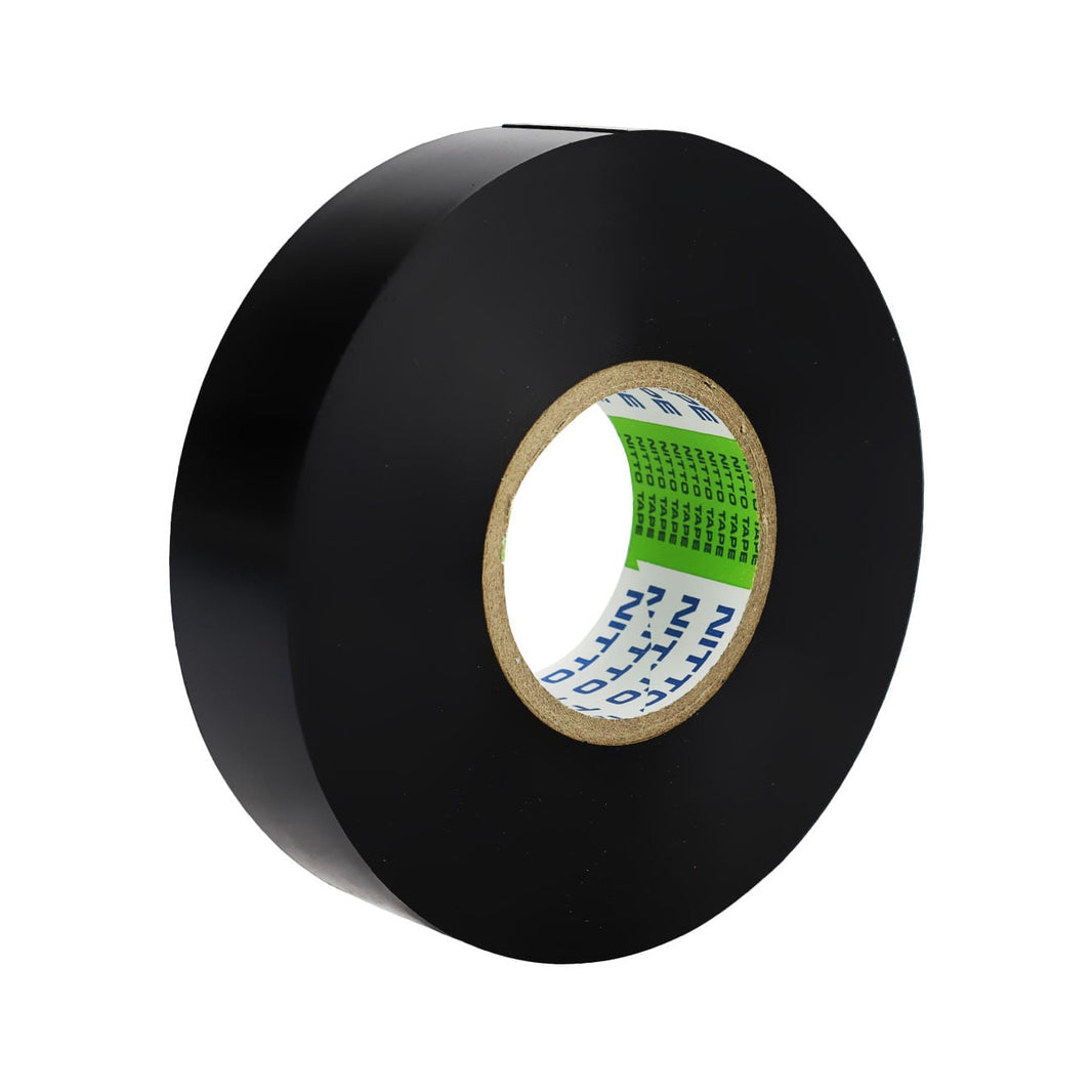 Cinta de Aislar Profesional Nitto 21 de PVC, Color Negro, 19 mm x 18 m, 600V
