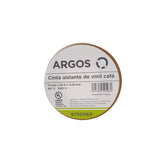 Cinta Aislante Argos de Vinil 19 mm x 18 m Color Café - imagen 2